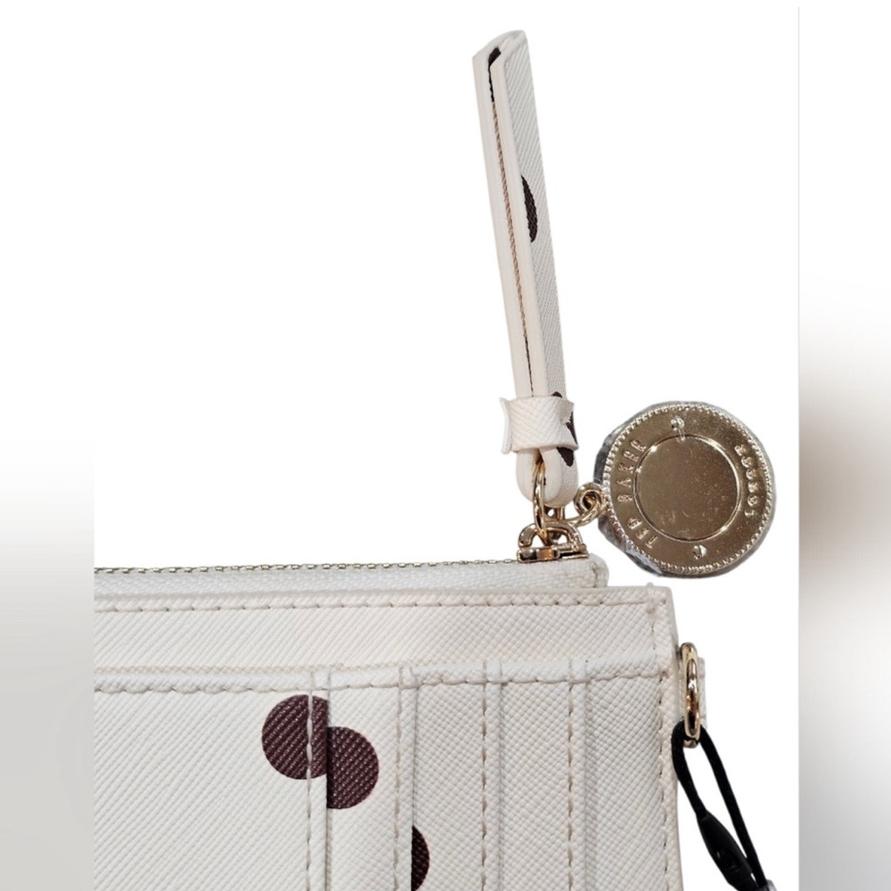 Ted Baker London Lulu Leather Zip polka Card wallet - Picture 4 of 7